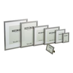 Hudson 43 Gallery Metallic Frames (Silver finish in all sizes)