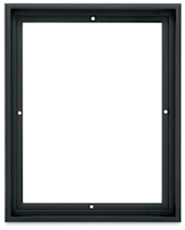 Blick Contour Floater Frames - Front view of Black Frame