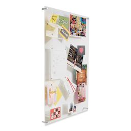 Wexel Art Easy Change Memo Board  - 21" x 27", Silver Hardware