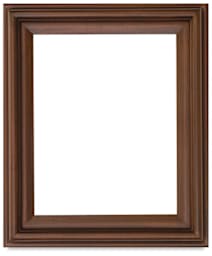 Blick Bella Wood Frames - Front view of Walnut Frame
