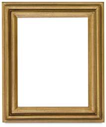Blick Bella Wood Frames - Front view of Antique Gold Frame
