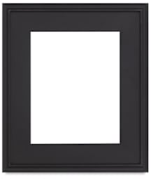 Simplon Econo Wood Frame - Front view of empty Black Frame 