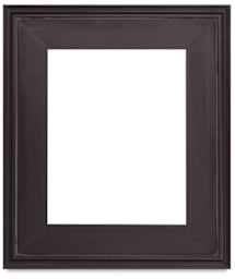 Simplon Econo Wood Frame - Front view of empty Espresso Frame  