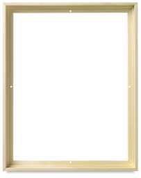 Blick Maplewood Floater Frames - Front view of Natural Finish Frame