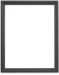 Blick Maplewood Floater Frames - Front view of Black Stain Frame