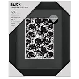Blick Sheffield Frame - Black w/ Black Mat, 8" x 10" in package