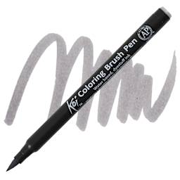 Sakura Koi Coloring Brush Pen - Light Warm Gray pen and swatch
