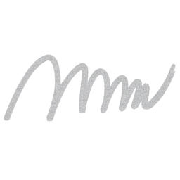 Montana Acrylic Marker - 2 mm Tip, Outline Silver (Metallic) swatch