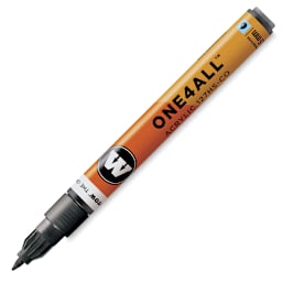 Molotow One4All Acrylic Marker - 1.5 mm Tip, Metallic Black