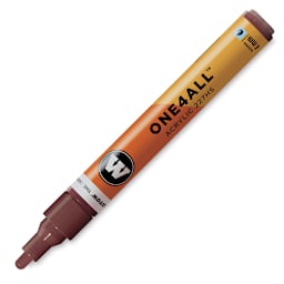Molotow One4All Acrylic Marker - 4 mm Tip, Burgundy, Bullet Tip
