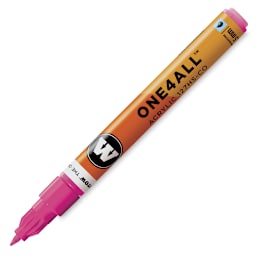 Molotow One4All Acrylic Marker - 1.5 mm Tip, Neon Pink Fluorescent