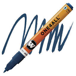 Molotow One4All Acrylic Marker - 1.5 mm Tip, Petrol marker and swatch