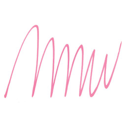 Posca Paint Marker - Pink, X-Fine, Bullet Tip, 0.7 mm - swatch