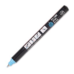 Posca Paint Marker - Glacier Blue, X-Fine Tip, 0.7 mm - cap off