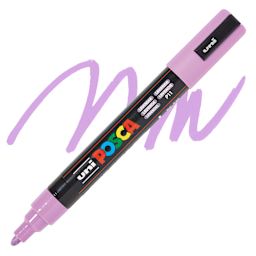 Posca Paint Marker - Lavender, Bullet Tip, 2.5 mm - swatch and marker