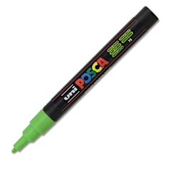Posca Paint Marker - Apple Green, Fine, Bullet Tip, 0.9 mm - 1.3 mm