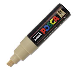 Posca Paint Marker - Beige, Broad Chisel Tip, 8 mm