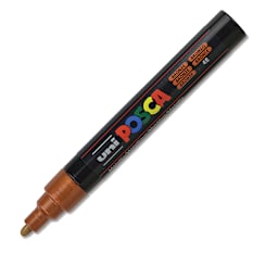 Posca Paint Marker - Bronze, Bullet Tip, 2.5 mm