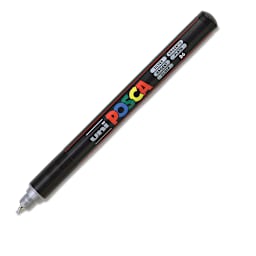 Uni Posca Paint Marker - Silver, X-Fine Tip, 0.7 mm