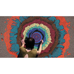 Posca Paint Markers - mural in progress