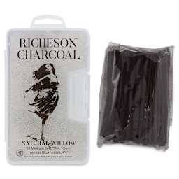 Richeson Natural Willow Charcoal - Box of 50