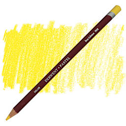 Derwent Pastel Pencil - Deep Cadmium pencil and swatch