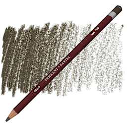 Derwent Pastel Pencil - Sepia pencil and swatch