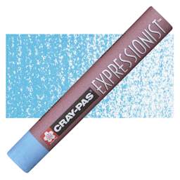 Sakura Cray-Pas Expressionist Oil Pastel - Pale Blue oil pastel and swatch