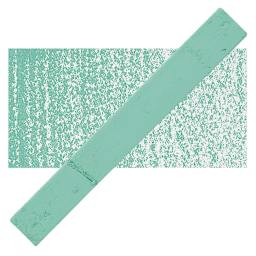 Holbein Artists’ Oil Pastel - Focus Green 5 oil pastel and swatch