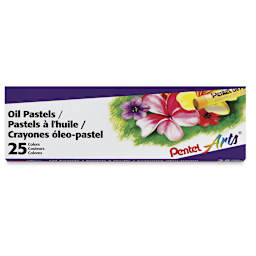 Pentel Oil Pastel Set - Assorted Colors, Set of 25, Front Cover