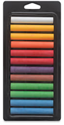 Quartet Alphacolor Colored Chalkboard Chalk - Set of 8 colors shown in open tray
