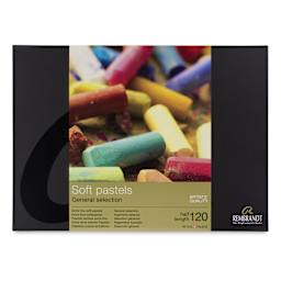 Rembrandt Soft Pastel - Set of 120, Half Sticks, front of the packaging