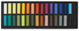 Rembrandt Soft Pastels Set of 30, Half-Sticks. In package.