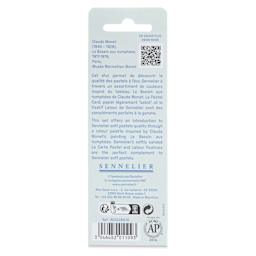 Sennelier Soft Pastels - Set of 6, Claude Monet, Half-Sticks, back of packaging