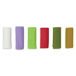Sennelier Soft Pastels - Set of 6, Claude Monet, Half-Sticks, contents outside of packaging