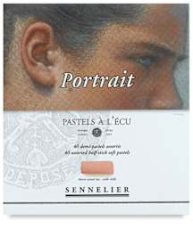 Sennelier Soft Pastels - Set of 40, Portrait Colors, Half Sticks (front of box)