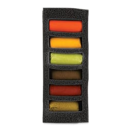 Sennelier Soft Pastels - Set of 6, Autumn Landscape, Half-Sticks (set contents)