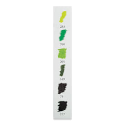 Sennelier Soft Pastels - Set of 6, Countryside In Spring, Half-Sticks (example of included colors)