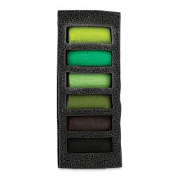 Sennelier Soft Pastels - Set of 6, Countryside In Spring, Half-Sticks (set contents)