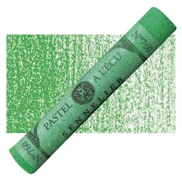Sennelier Soft Pastel - Baryte Green 760 pastel and swatch