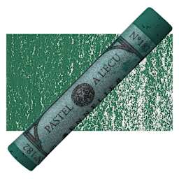 Sennelier Soft Pastel - Chromium Oxide Green 182 pastel and swatch