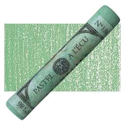 Sennelier Soft Pastel - Chromium Oxide Green 186 pastel and swatch