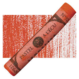 Sennelier Soft Pastel - Coral 921 pastel and swatch