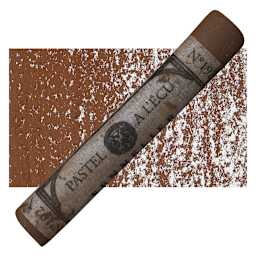 Sennelier Soft Pastel - Hot Brown 192 pastel and swatch