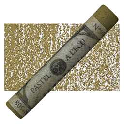 Sennelier Soft Pastel - Raw Sienna 508 pastel and swatch