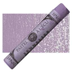 Sennelier Soft Pastel - Violet Brown Lake 445 pastel and swatch