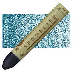 Sennelier Oil Pastel - Chromium Green Deep oil pastel and swatch