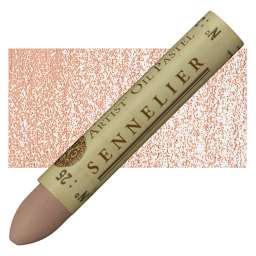 Sennelier Oil Pastel - Rose Ochre Deep oil pastel and swatch