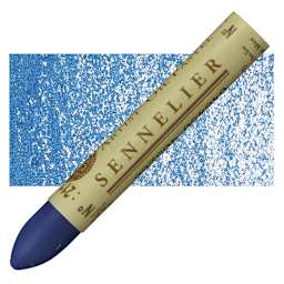 Sennelier Oil Pastel - Midnight Blue oil pastel and swatch