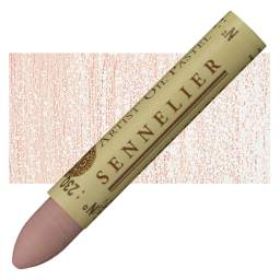 Sennelier Oil Pastel - Rose Ochre oil pastel and swatch